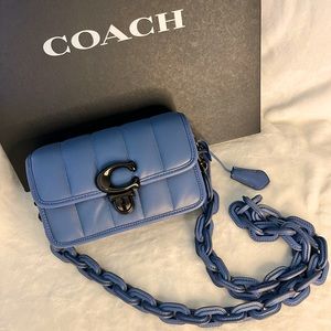 COACH Studio 19 bag w/Leather Chain Strap! Gorgeous!